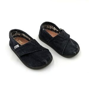 Toms Black Shoes 4T